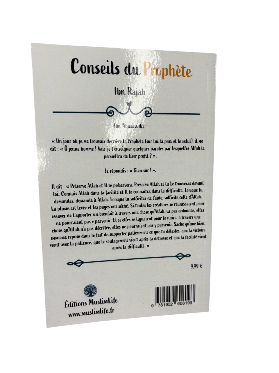 Conseils du Prophète - Ibn Rajab - MuslimLife