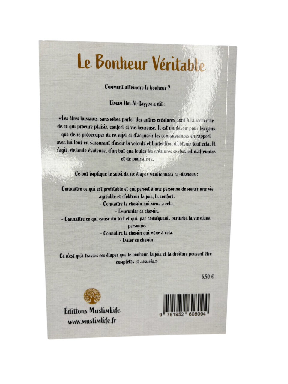 Le Bonheur Véritable - Ibn Al-Qayyim - MuslimLife