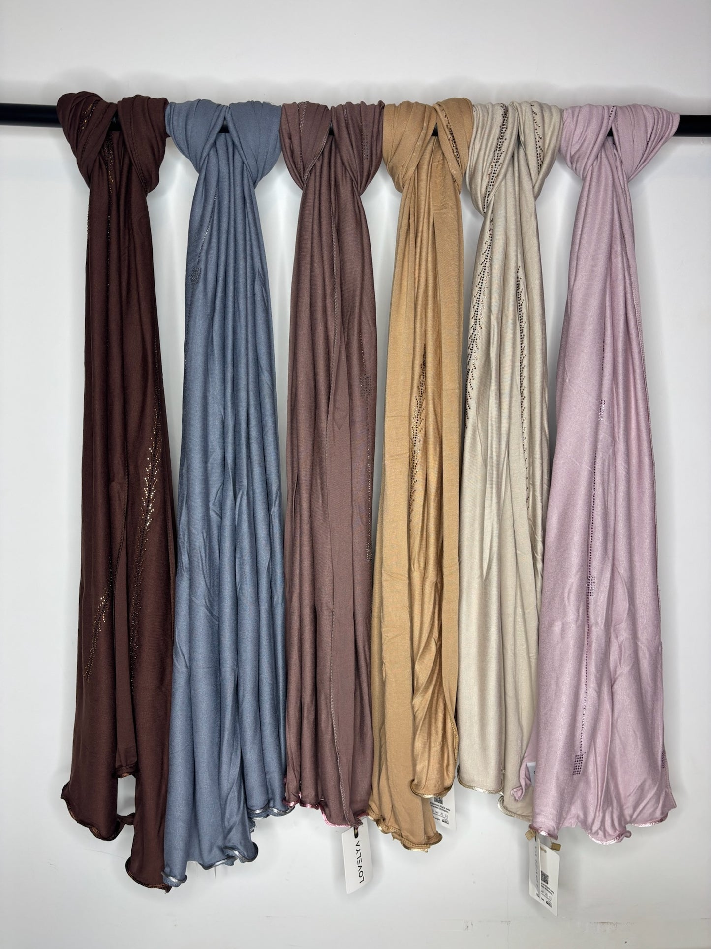 Voiles Jersey Premium Froncé à strass